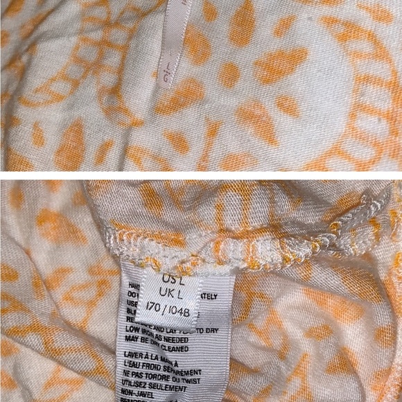 Free People Multicoloured Balloon Sleeved Top - Women’s Size Large - Picture 3 of 3